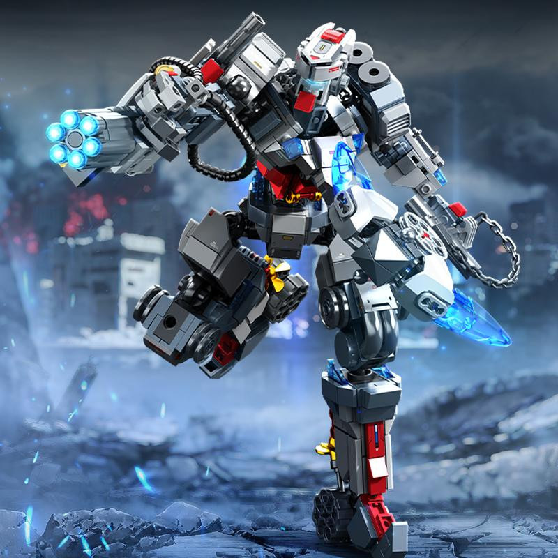 SEMBO BLOCK Kombinierbarer Verwandlungs-Mecha-Roboter, Bausteine-Sets, ab 6 Jahren - Bild 5
