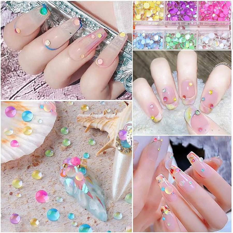 MAFANAILS Nagelcharms Meerjungfrauen-Perlen, Glänzend, Unisex - Bild 3