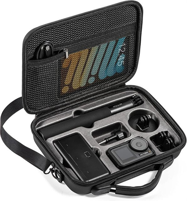 DJI OSMO Action 5 PRO Tragbare Wasserdichte Aufbewahrungstasche für Kamera, Akkus und Zubehör in Schwarz - Bild 1