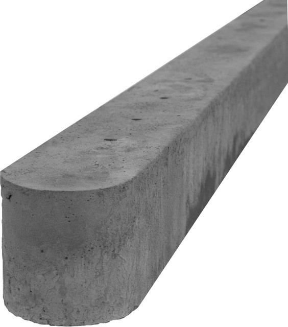 Betonpfosten für Holzzäune in Grau, B/T/H: 10 x 10 x 180 cm - Bild 1