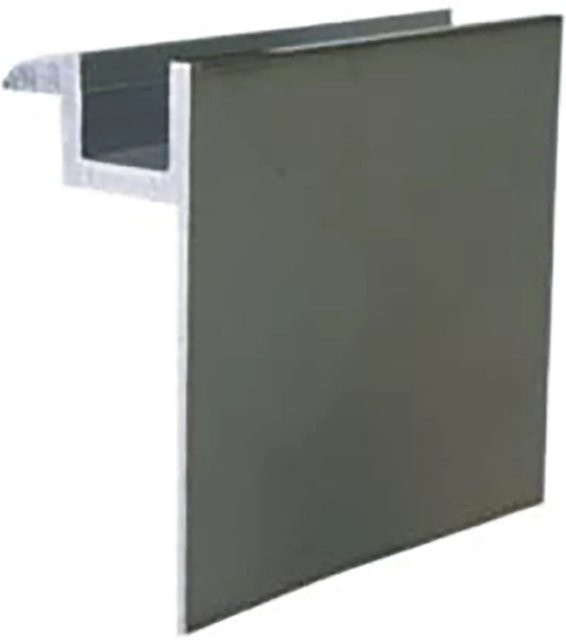 Absaar Solar Endklemme zur Befestigung von Solar-Paneelen in Silber - Bild 1