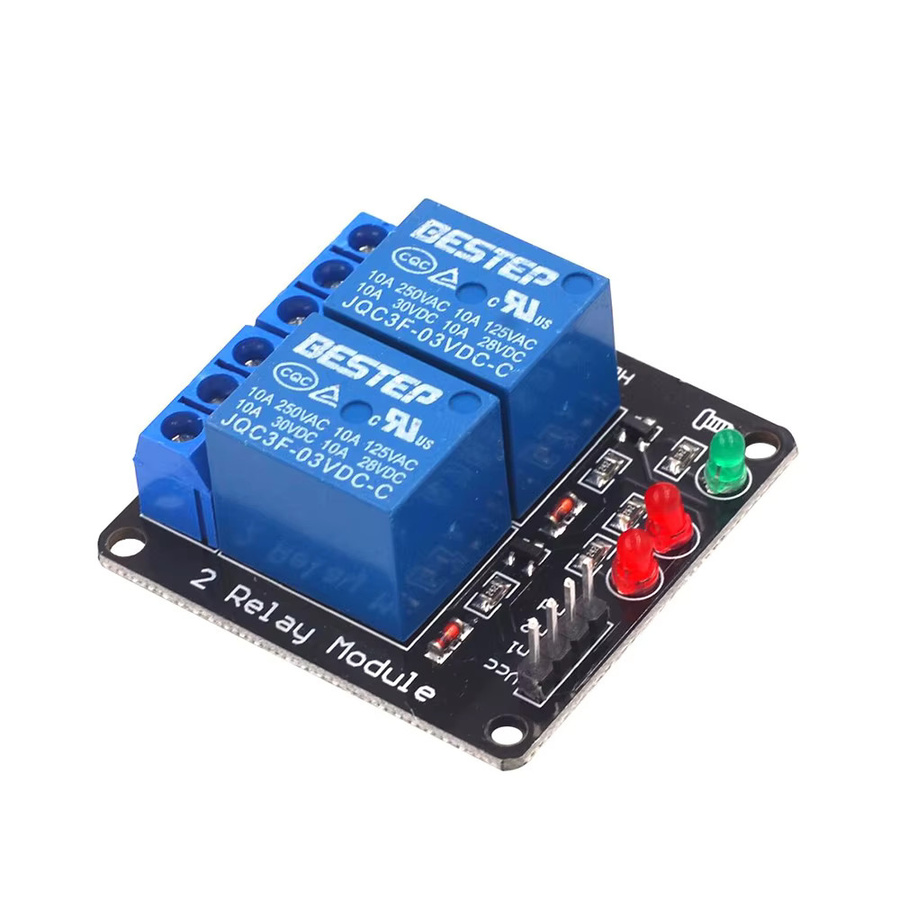 Gaqqee 3V 1/2/4-Kanal-Relaismodul mit niedrigem Pegel und 8550-Transistor-Antriebsfähigkeit - Bild 1