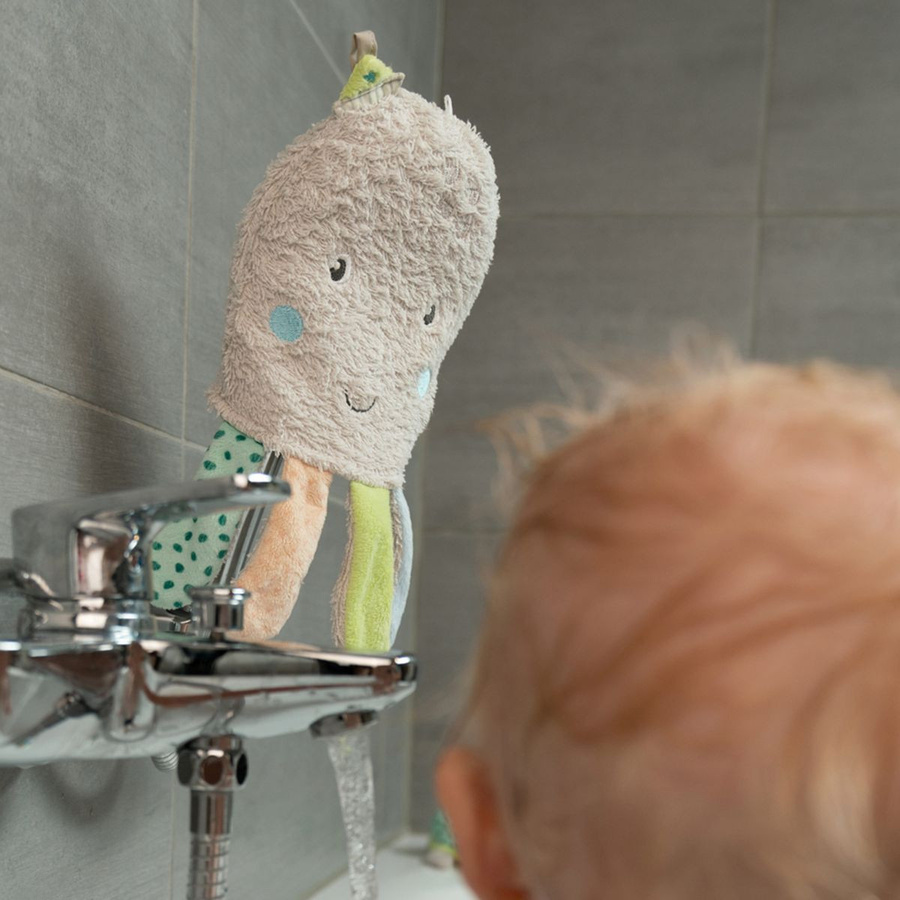 Fehn Waschhandschuh Oktopus Meereskinder mehrfarbig - Bild 2