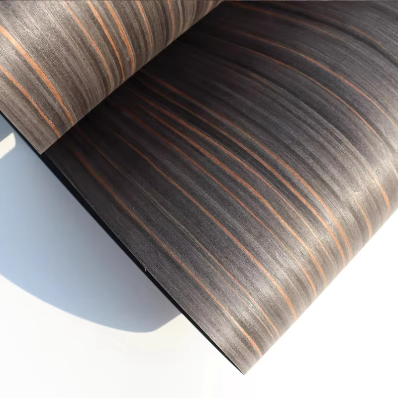 Ebenholz Furnierplatte in Braun für Innenschränke und Kleiderschränke, B/H/D: 58,0 x 250 cm x 0,25 mm - Bild 4