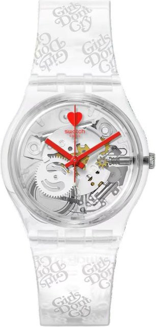 Swatch Armbanduhr, Quarz, Bio-basiertes Material, 34 mm, Silikonarmband, Unisex - Bild 1