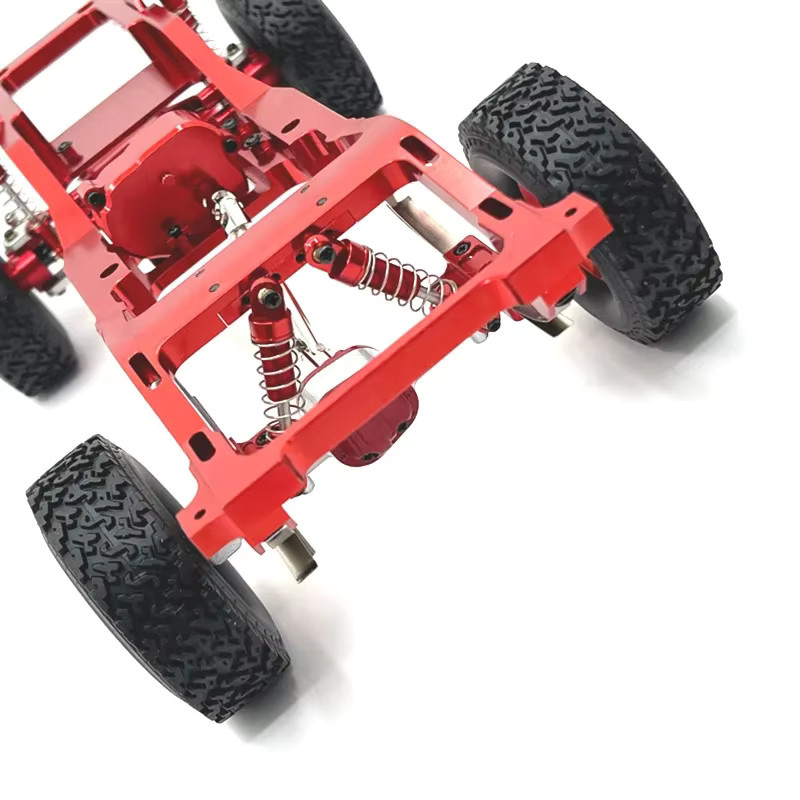 MN 1/12 Chassis Rahmen Radnabe Getriebe MN82 LC79 RC Autoteile Zubehör, Metall - Bild 6