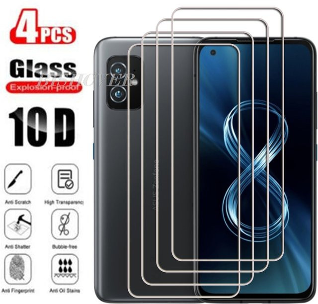 4er-Set gehärtetes Glas Schutzfolie für ASUS Zenfone 10, 9 und 8 in Transparent - Bild 1