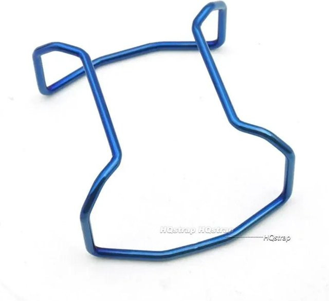 HQstrap Uhrenstoßfänger Edelstahl, Blau, Unisex - Bild 1
