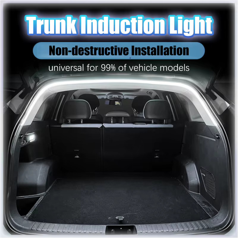 Flexible LED Kofferraum Lichtleiste aus PVC mit automatischer Induktion in Gelb für SUV und MPV - Bild 2