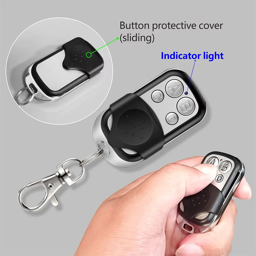 SLMPLEFUN RF Universal Wireless Fernbedienung Schalter 433 MHz mit 10A Relais Empfänger und Sender für Garagentor, Motoren oder Lampen - Bild 4