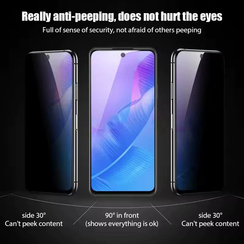 3er-Pack Privatsphäre Hydrogel-Displayschutz für Samsung Galaxy S25 S24 S23 S22 S21 Ultra und weitere Modelle, transparent - Bild 3