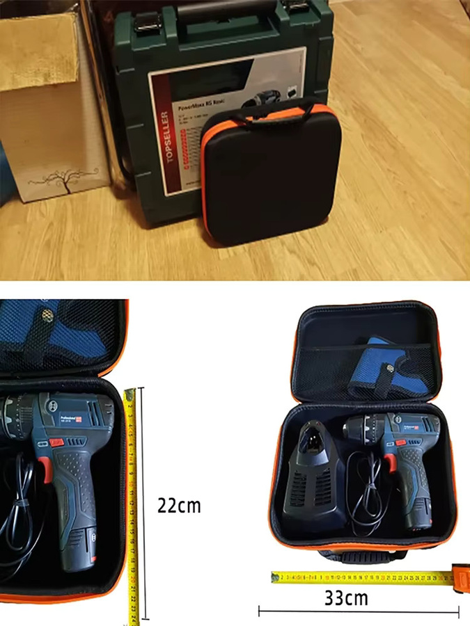 Skeyo Multifunktions-Werkzeugtasche aus wasserdichtem Oxford-Stoff in Schwarz für Elektriker und Hardware - Bild 6