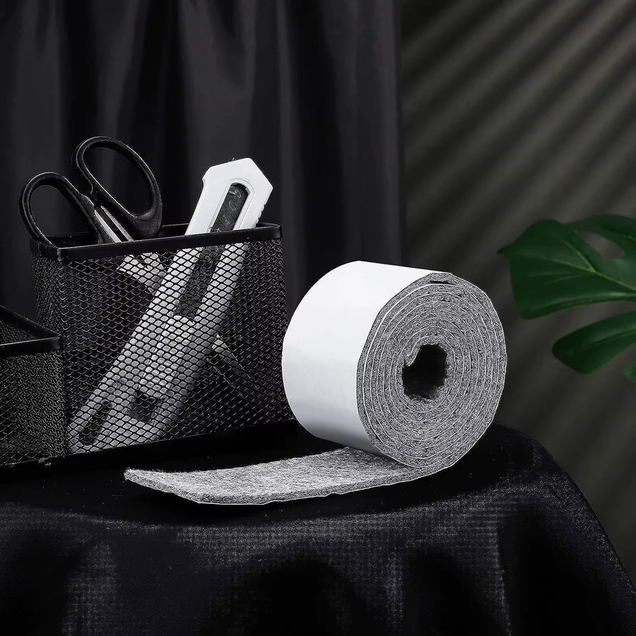 Selbstklebende Filzstreifen für Lederhandwerk und Werkzeugschutz in Schwarz und Grau - Bild 4