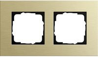 Gira Abdeckrahmen zweifach in Gold aus Aluminium - Bild 1