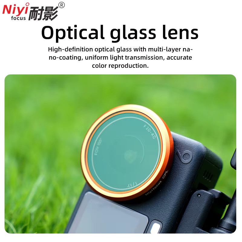 CPL ND MRCUV Filter-Set für DJI Osmo Action 6 in Schwarz mit ND64, ND32-PL, ND8 und Star Protector Zubehör - Bild 2