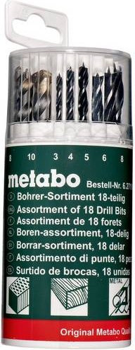 Metabo Universal-Bohrersortiment aus Stahl, 18-teilig, multicolor - Bild 1