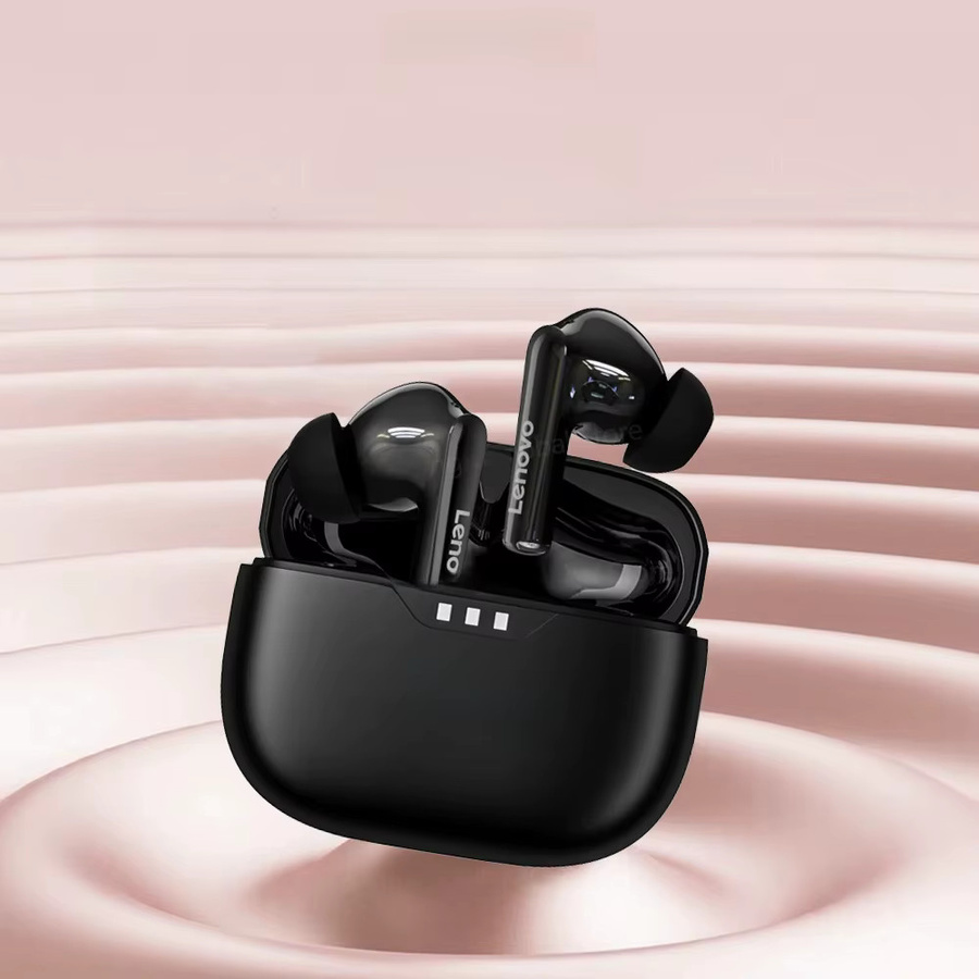 Lenovo Bluetooth 5.2 In-Ear Kopfhörer mit HiFi-Stereo und Rauschunterdrückung in Schwarz oder Pink - Bild 1
