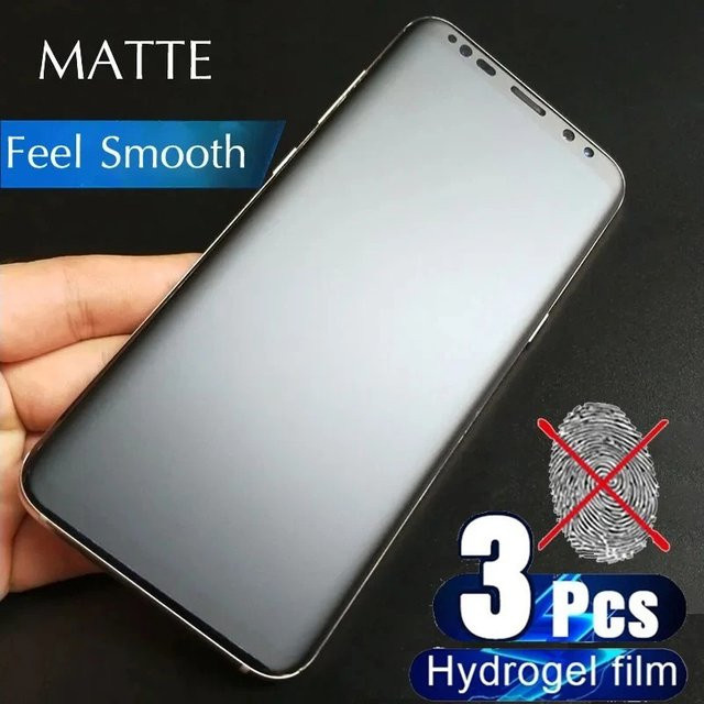 3er-Pack Matte Hydrogel Displayschutzfolie für Samsung Galaxy S8 S9 S10 S20 S21 S22 S23 S24 Ultra 5G Transparent - Bild 1