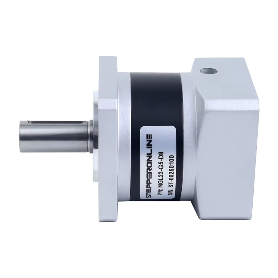 STEPPERONLINE Nema23 Planetengetriebe Untersetzungsgetriebe mit 8mm Welle für Schrittmotoren in den Übersetzungsverhältnissen 4:1, 5:1, 10:1, 20:1 oder 50:1 - Bild 2