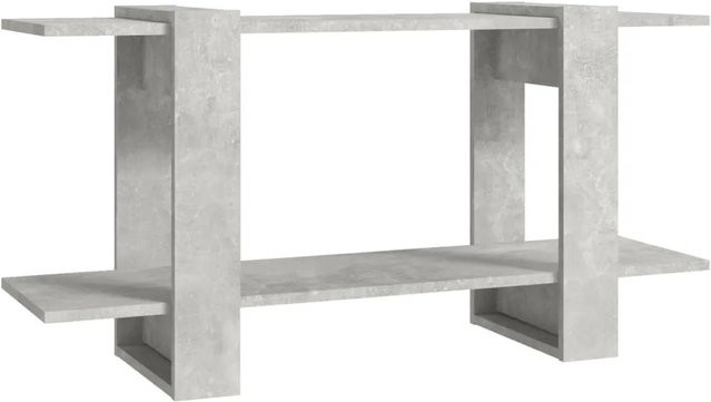 vidaXL Bücherregal in Betongrau aus MDF, Wandmontage, B/T/H: 100 x 30 x 51 cm - Bild 1
