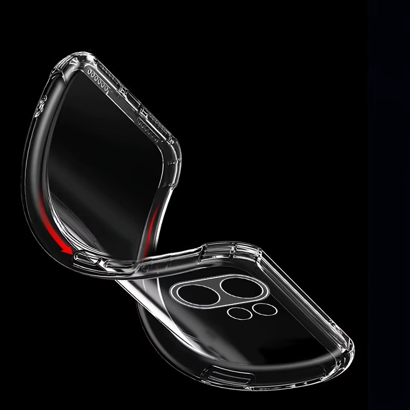 Transparente Silikon Handyhülle für vivo V60 Lite 5G und Vivo V60 - Bild 3