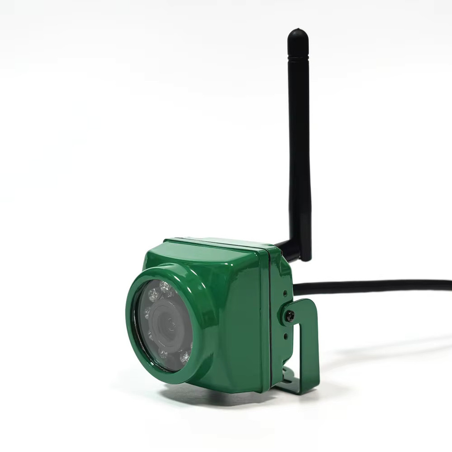 HQCAM Mini 5MP Sicherheitskamera Kabellos Outdoor WiFi mit Menschenerkennung und IR CUT 940nm LED, Wasserdicht IP65, Farbe: Grün - Bild 2