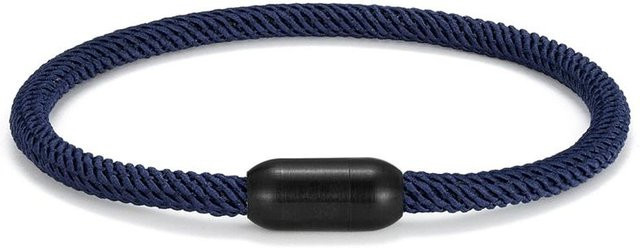 Armband Edelstahl, Marineblau, Rot, Herren Damen, 19cm - Bild 1