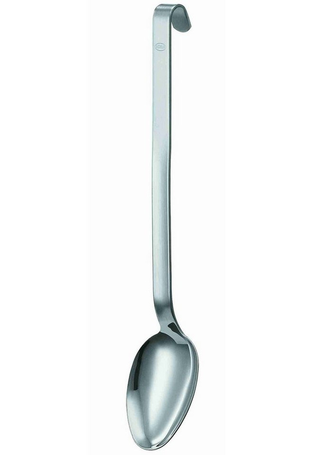 Rösle Gießlöffel aus Edelstahl 18/10 mit Hakengriff in Silber, L: 31,5 cm, B: 6 cm, H: 3,5 cm - Bild 1