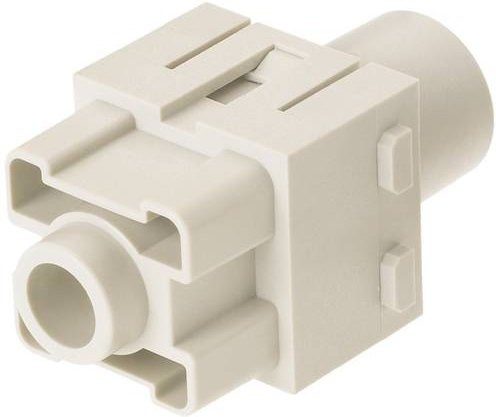 HARTING Doppelmodul 1 Axialschraubanschluss in Weiß - Bild 1