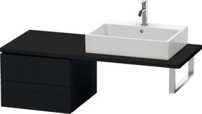 Duravit L-Cube Unterschrank für das Badezimmer in Weiß Matt mit 2 Schubkästen, B: 52 cm, T: 54,7 cm, H: 40 cm - Bild 1