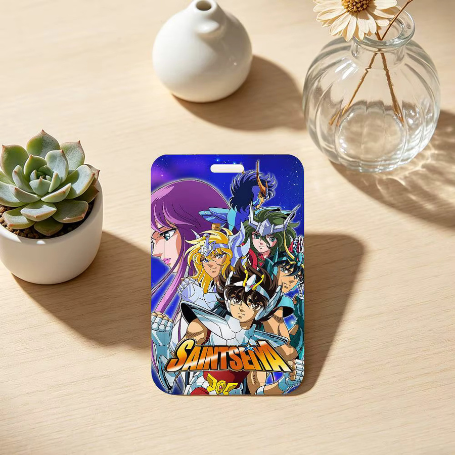 Anime Saint Seiya Ausweishalter mit Umhängeband für Schule und Büro in Multicolour - Bild 2