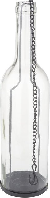 VBS Windlicht Flasche aus Glas in Transparent, Höhe: 29 cm - Bild 1