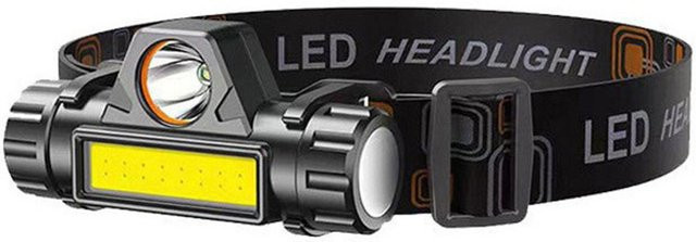 Igeteck LED Outdoor Scheinwerfer Model 101, dimmbarer Akku-Flutlichtscheinwerfer für Camping, Angeln und Garten, Schwarz - Bild 1