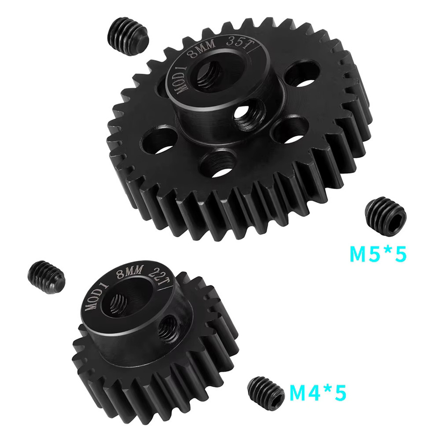 TRINOOD M1 Stahl Motor Getriebe Ritzel 8MM 11-55T, RC Modell Auto Motor Teile - Bild 4