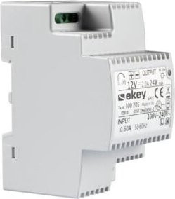 ekey Netzteil Reiheneinbau REG 230VAC/12VDC/2A in Weiß 100205 - Bild 1