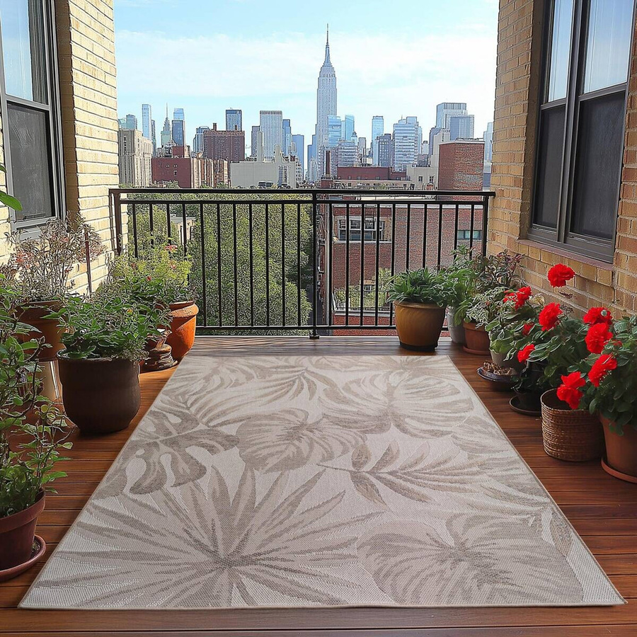 Ayyildiz Outdoorteppich Desert Beige B/L: 140 x 200 cm - Bild 2