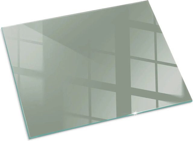 Tulup Glasplatte für Kamin und Öfen in Grün, B/B/H: 80 x 60 cm - Bild 1