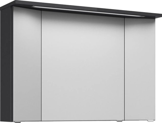 Pelipal Spiegelschrank Trentino in Anthrazit Seidenglanz mit Soft-Close-Türen und Wandmontage, Breite: 105 cm - Bild 1