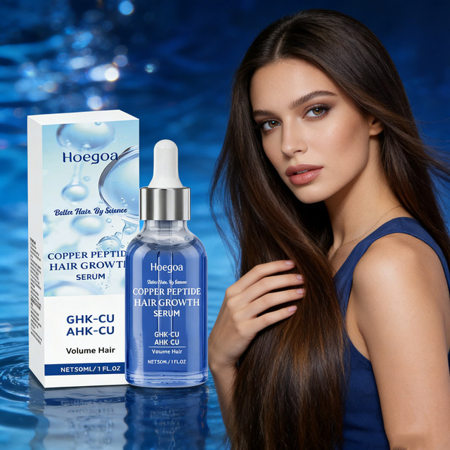HOEGOA Kupferpeptid-Haarwuchsserum, Peptide, für trockenes Haar - Bild 1