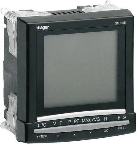 Hager Multifunktionsmessgerät SM103E in Schwarz - Bild 1