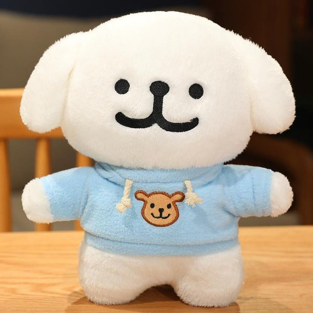 Yiran toy Malteser Hund Plüschtier, Weiß, Plüsch / Textil - Bild 1