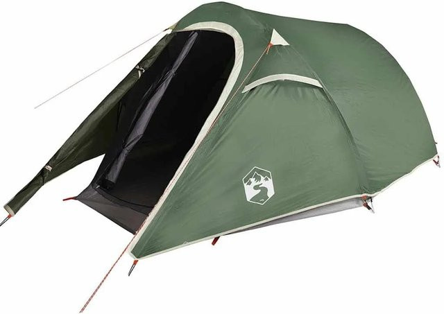 Furnicato Campingzelt Tunnelzelt Grün H x B x T: 100 x 272 x 133 cm - Bild 1