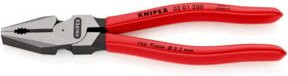 Knipex Kraft-Kombizange schwarz-rot mit Kunststoffüberzug, Länge: 200 mm - Bild 1