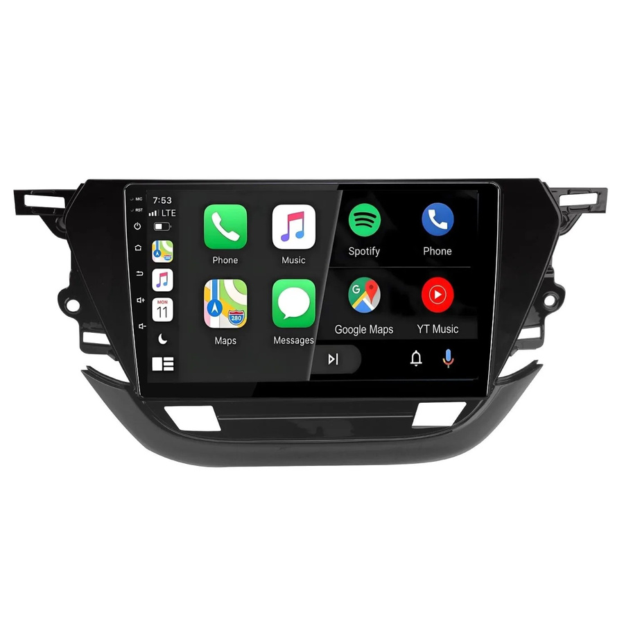 Junsun Autoradio für Opel Corsa F 2019 bis 2023 mit Bluetooth, GPS, WLAN und 9,0 Zoll Display in Schwarz - Bild 2
