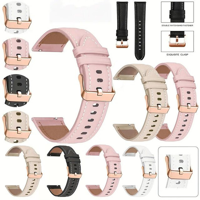 Uhrenarmband PU-Leder, Unisex, für Samsung Galaxy Watch - Bild 1