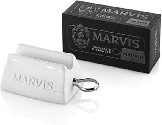MARVIS Spender aus Keramik mit Pumpe in Schwarz - Bild 1