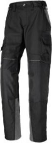 Kübler INNOVATIQ Damenhose in Schwarz/Anthrazit mit reflektierenden Elementen und Cordura, Größe 38 - Bild 1