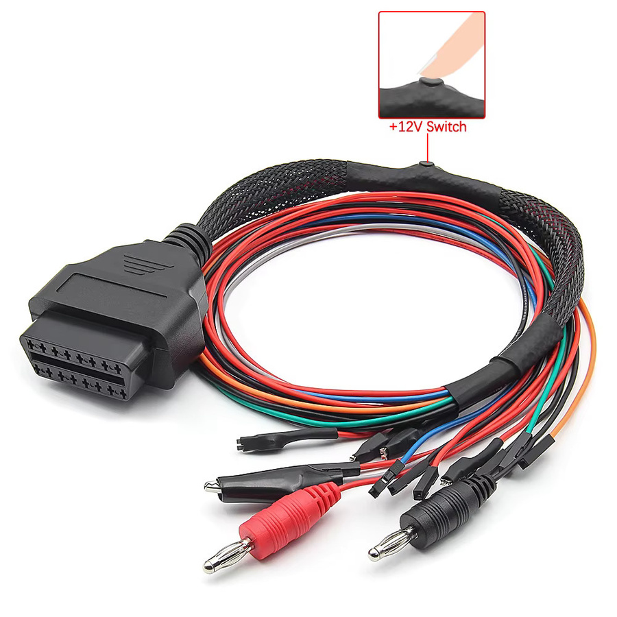 OBD2-Diagnoseadapter MPPS V21 mit Breakout Tricore-Kabel und 12V Schalter in Multicolor - Bild 3