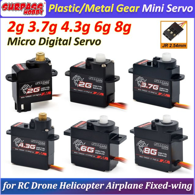 SURPASS HOBBY Micro Digital Servo, Kunststoff/Metallgetriebe - Bild 1