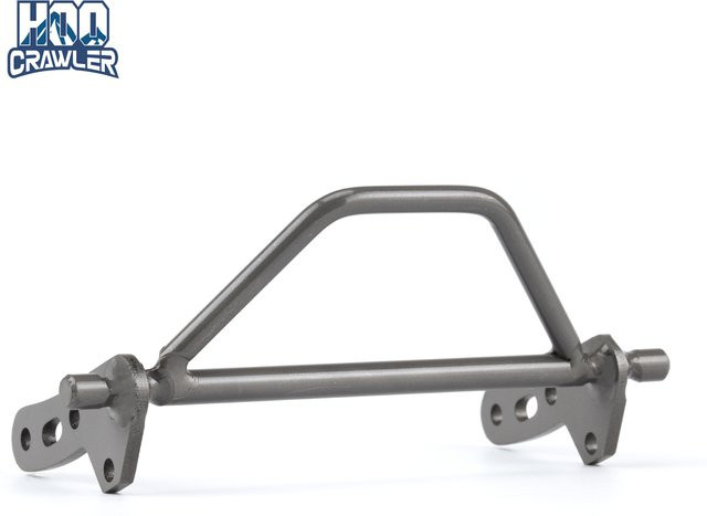 HooCrawler Ultra Hard Titanlegierung 1/10 RC Crawler Bumper Frontstoßstange, Metall, Zubehör - Bild 1